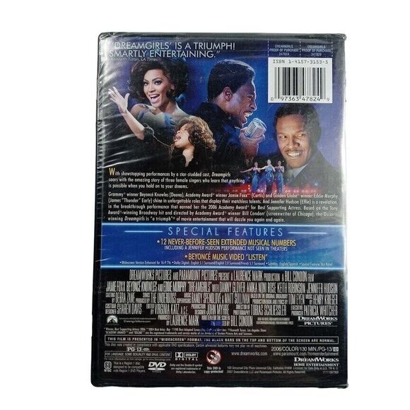 Dream Girls DVD Movie New Sealed - Picture 2 of 3